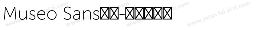 Museo Sans字体字体转换